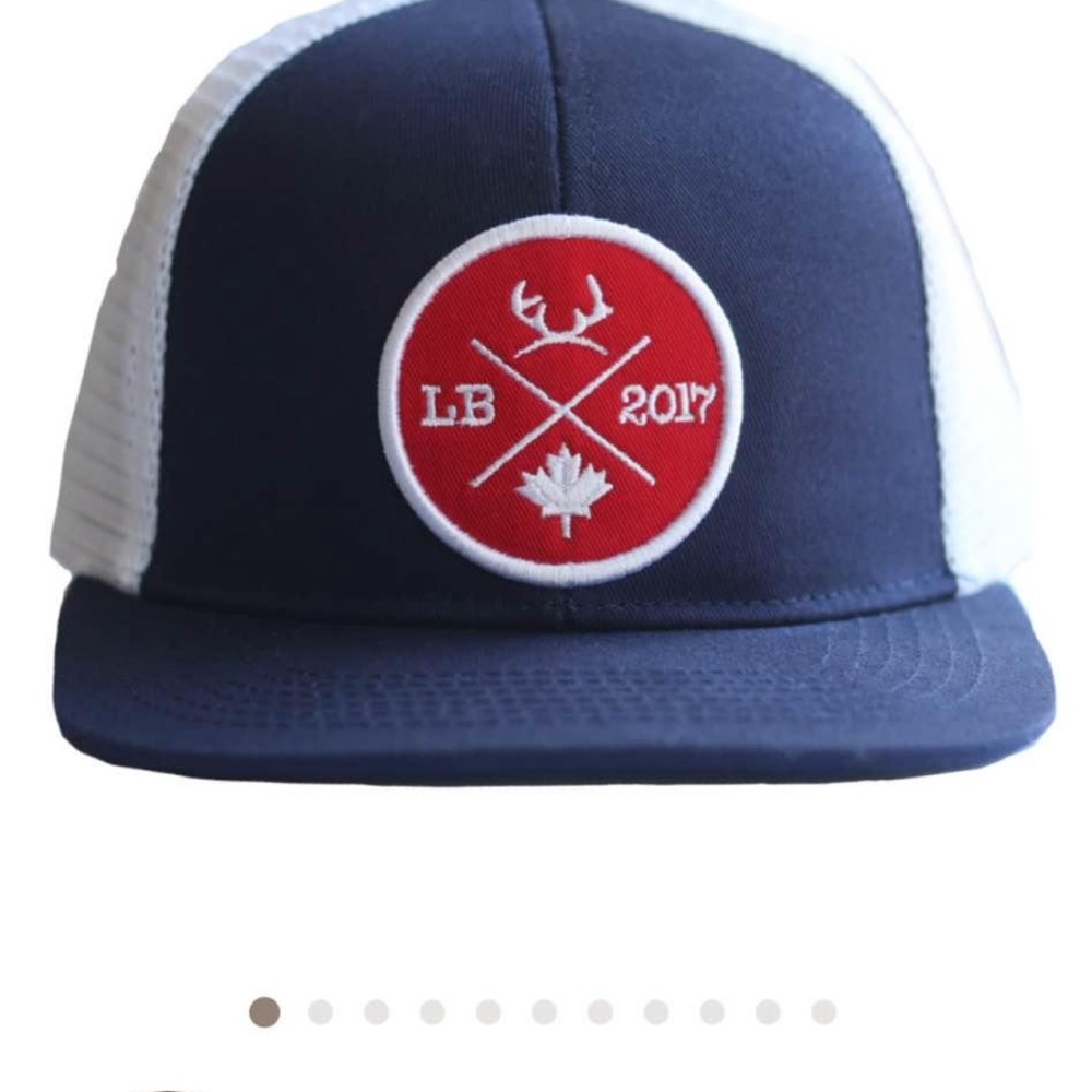 Kids Trucker Hat - Navy and White